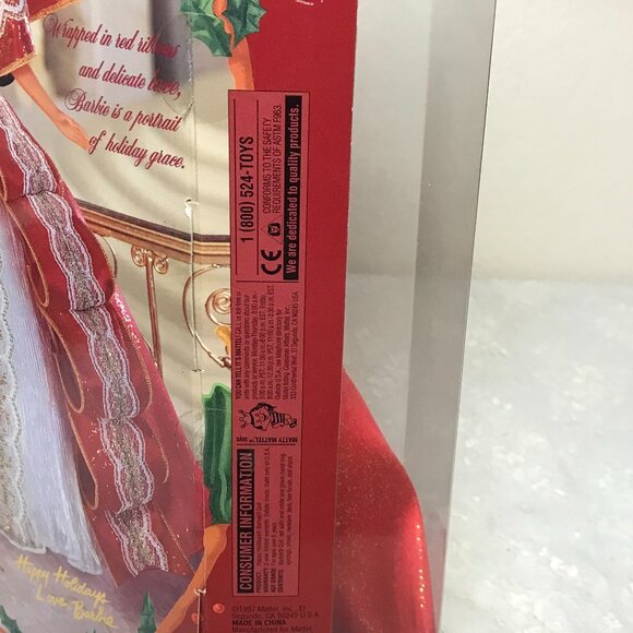 1997 Mattel Special Edition 10th Anniversary Happy Holidays Barbie 17832 - Picture 7 of 7